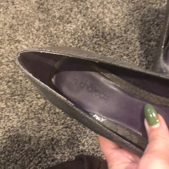 Size 9 snake skin print heels - Picture 2 of 7